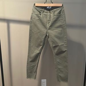 LOFT petite high waisted skinny crop jeans